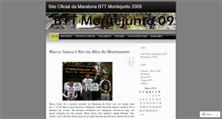 Desktop Screenshot of bttmontejunto.wordpress.com