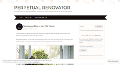 Desktop Screenshot of perpetualrenovator.wordpress.com