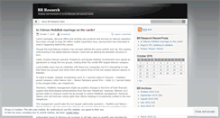 Desktop Screenshot of brresearch.wordpress.com