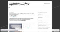 Desktop Screenshot of opinionateher.wordpress.com