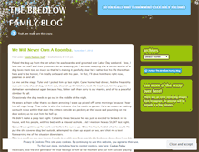 Tablet Screenshot of bredlowfamily.wordpress.com