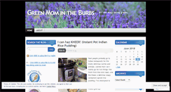 Desktop Screenshot of greenmomintheburbs.wordpress.com