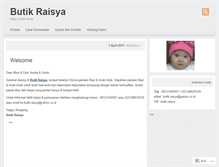 Tablet Screenshot of butikraisya.wordpress.com