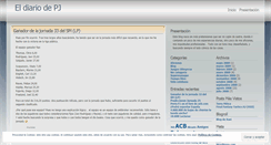 Desktop Screenshot of eldiariodepj.wordpress.com