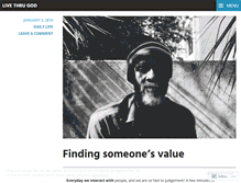 Tablet Screenshot of livethrugod.wordpress.com