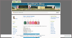 Desktop Screenshot of nailmall.wordpress.com