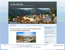 Tablet Screenshot of lacasavola.wordpress.com