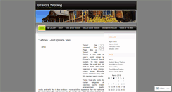 Desktop Screenshot of bravoblog.wordpress.com