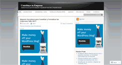Desktop Screenshot of constituyetuempresa.wordpress.com