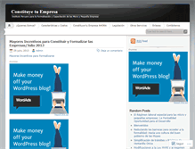 Tablet Screenshot of constituyetuempresa.wordpress.com