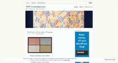 Desktop Screenshot of npfconferences.wordpress.com