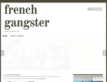 Tablet Screenshot of frenchgangster.wordpress.com