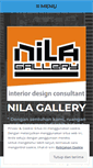 Mobile Screenshot of nilagallery.wordpress.com