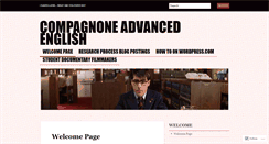 Desktop Screenshot of compagnoneadvenglish.wordpress.com