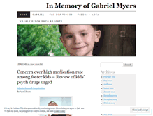 Tablet Screenshot of gabrielmyers.wordpress.com