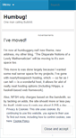 Mobile Screenshot of humbuggery.wordpress.com