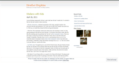 Desktop Screenshot of heatherhopkins.wordpress.com