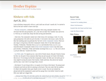 Tablet Screenshot of heatherhopkins.wordpress.com