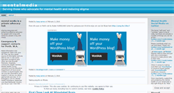 Desktop Screenshot of mentalmedia.wordpress.com