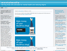 Tablet Screenshot of mentalmedia.wordpress.com