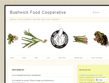 Tablet Screenshot of bushwickfoodcoop.wordpress.com