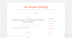 Desktop Screenshot of jacquesnel.wordpress.com