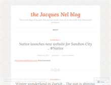 Tablet Screenshot of jacquesnel.wordpress.com