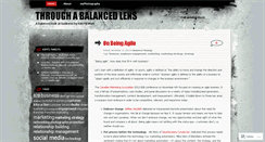 Desktop Screenshot of abalancedlens.wordpress.com