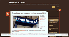 Desktop Screenshot of franquiciasonline.wordpress.com