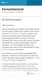 Mobile Screenshot of fernsehtechnik.wordpress.com