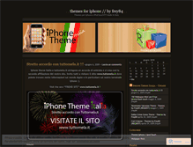Tablet Screenshot of iphonethemeitalia.wordpress.com