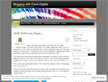 Tablet Screenshot of fassidigitalblog.wordpress.com