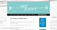 Desktop Screenshot of heyjonny.wordpress.com