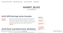 Desktop Screenshot of marktblog.wordpress.com