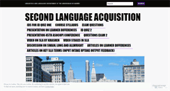 Desktop Screenshot of l2aquisition.wordpress.com