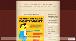 Desktop Screenshot of dougfischerdeserthomes.wordpress.com