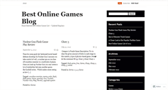 Desktop Screenshot of bestonlinegamesx.wordpress.com
