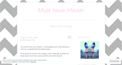 Desktop Screenshot of musthavemaven.wordpress.com