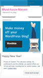 Mobile Screenshot of musthavemaven.wordpress.com