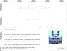 Tablet Screenshot of musthavemaven.wordpress.com