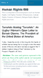 Mobile Screenshot of humanrights666.wordpress.com