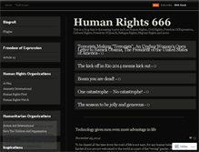 Tablet Screenshot of humanrights666.wordpress.com