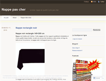 Tablet Screenshot of nappepascher.wordpress.com