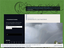 Tablet Screenshot of laurasrandomthoughts.wordpress.com