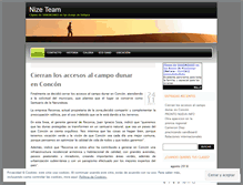 Tablet Screenshot of nizeteam.wordpress.com