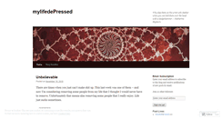 Desktop Screenshot of mylifedepressed.wordpress.com