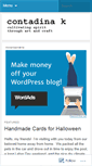 Mobile Screenshot of contadinak.wordpress.com