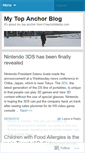 Mobile Screenshot of mytopanchor.wordpress.com