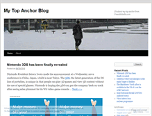 Tablet Screenshot of mytopanchor.wordpress.com