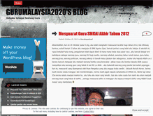 Tablet Screenshot of gurumalaysia2020.wordpress.com